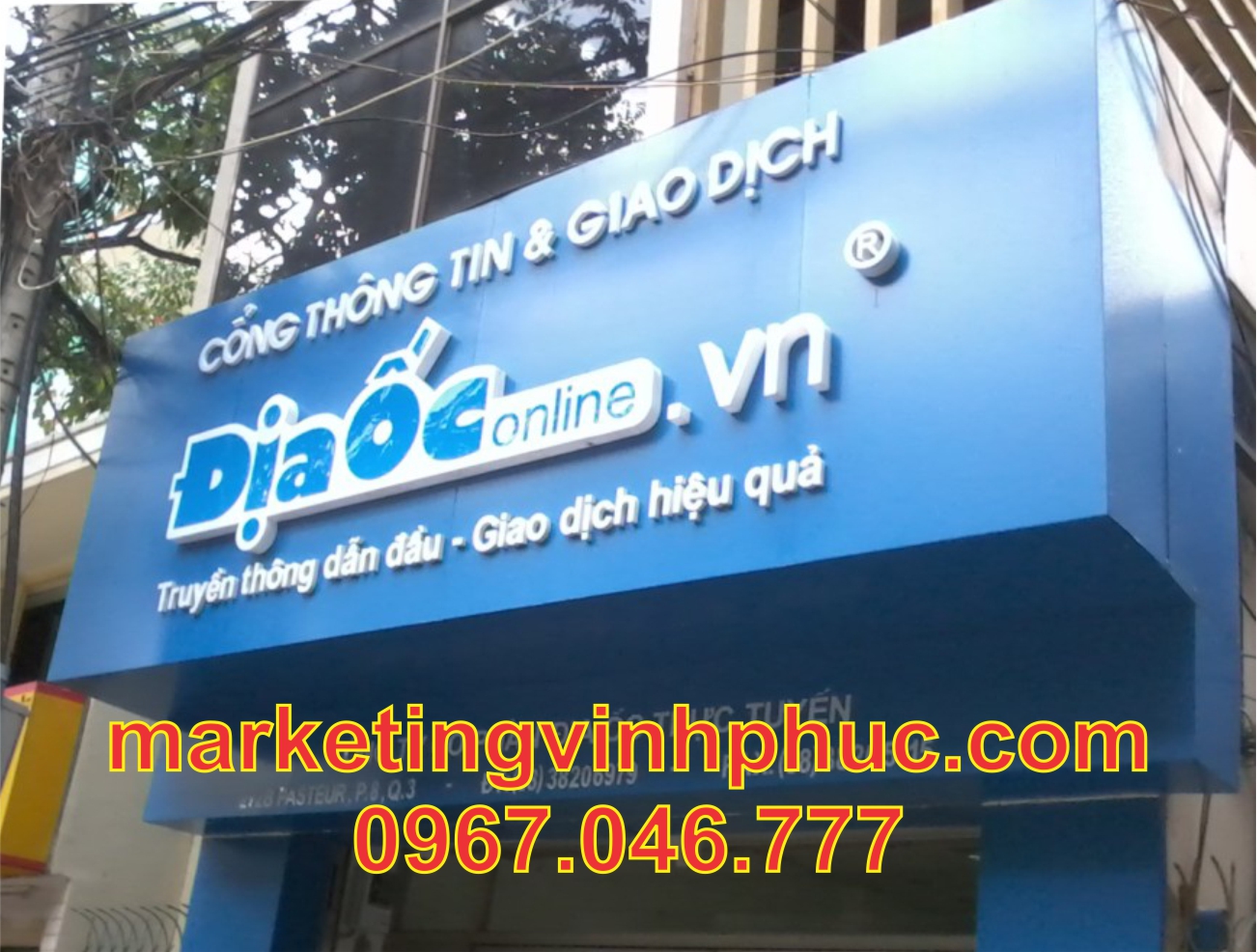 làm biển quảng cáo ở Vĩnh Phúc